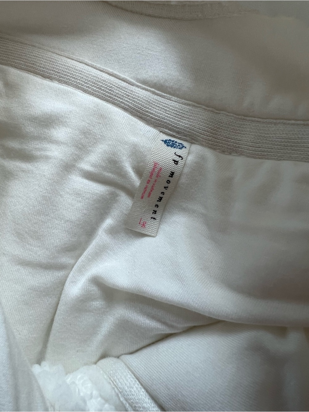 Free People FP Movement Nantucket Fleece Jacket Size Large RT $98 Ivory - Picture 3 of 4